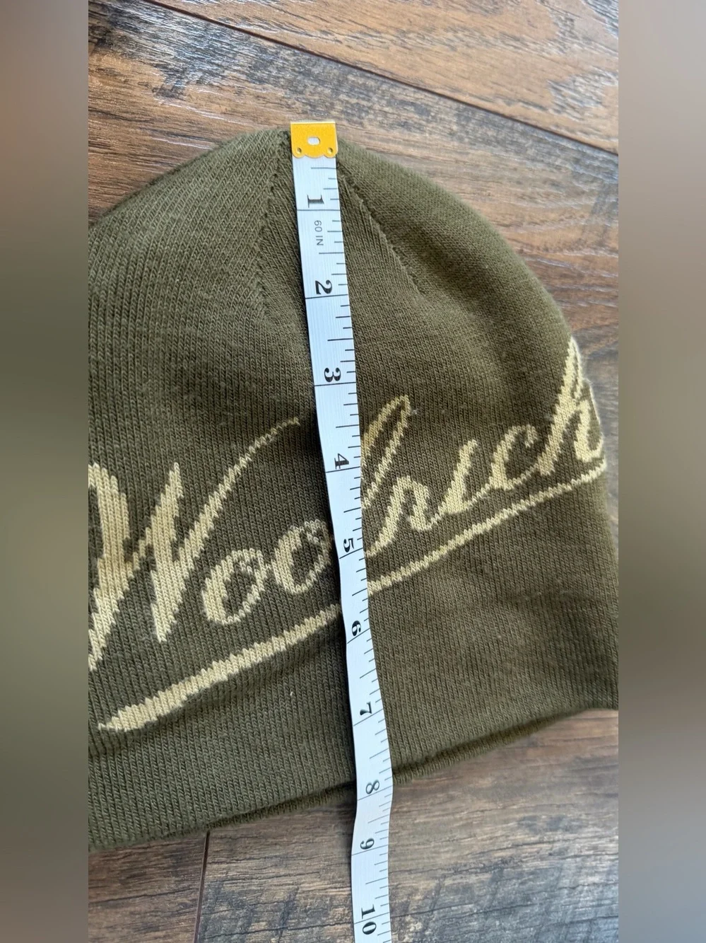 Woolrich Beanie Youth Boys OSFM Winter Hat, Green, Reversible